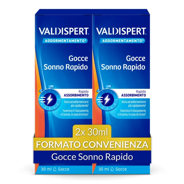 valdispert-gocce-sonno-rapido-con-melatonina-e-valeriana-2x30-ml image 1