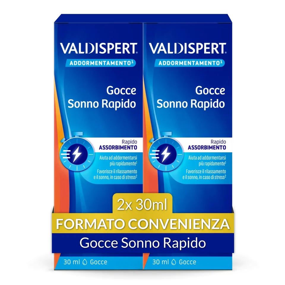 valdispert-gocce-sonno-rapido-con-melatonina-e-valeriana-2x30-ml image 1