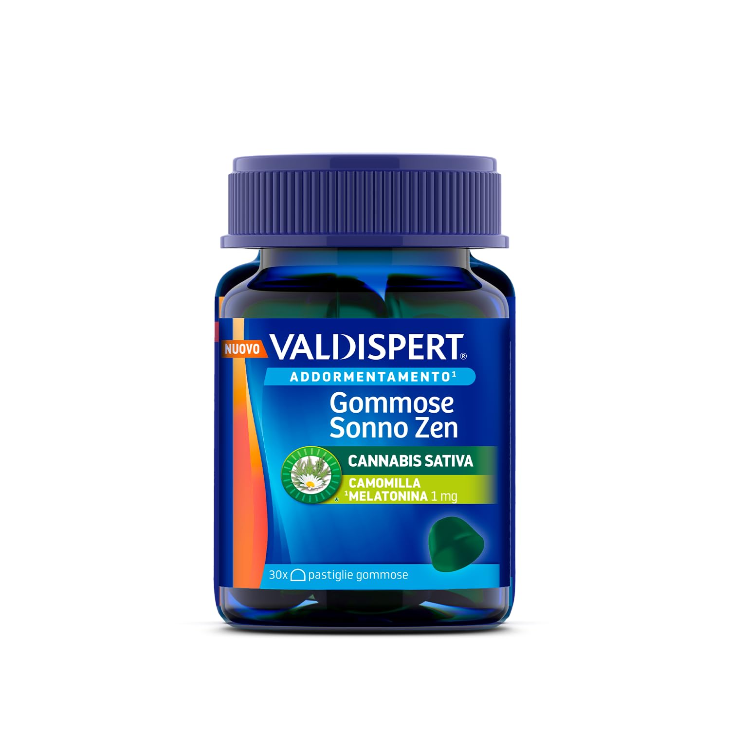 valdispert-gommose-sonno-rapido-con-melatonina-e-vitamina-b6-gusto-fragola-120-p image 5