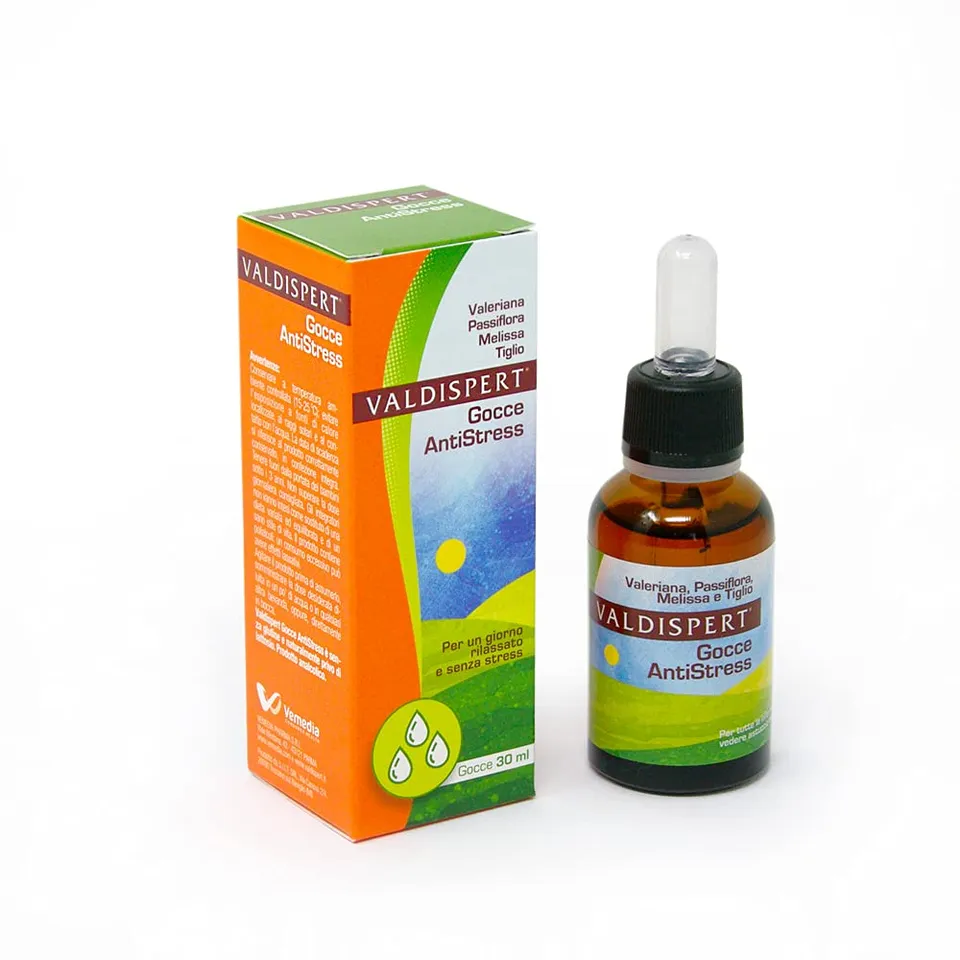 valdispert-gocce-antistress-integratore-rilassante-in-gocce-con-valeriana-30-ml image 1