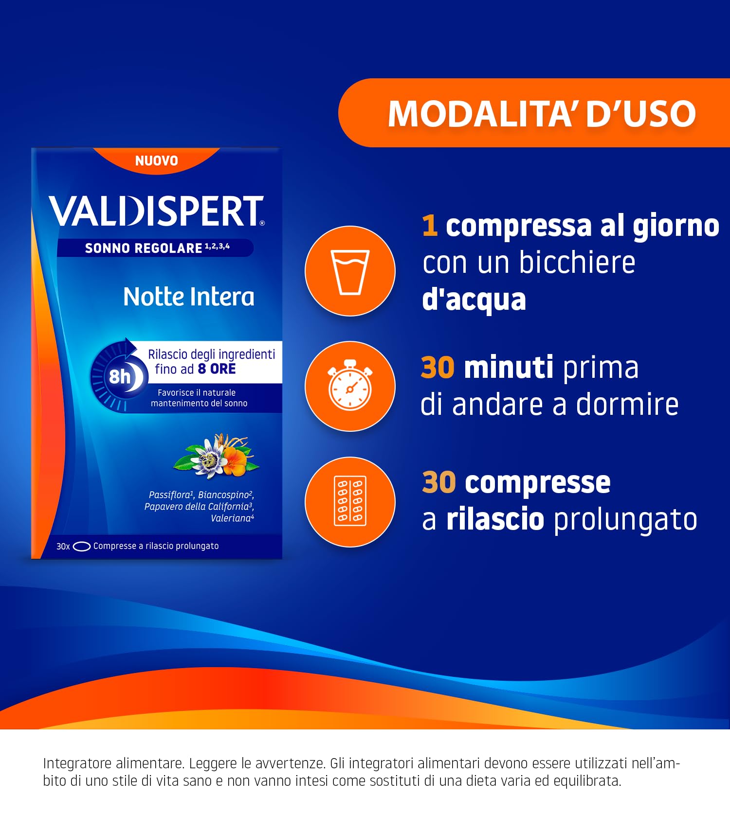 valdispert-notte-intera-con-valeriana-e-passiflora-30-compresse-rilascio-prolung image 6